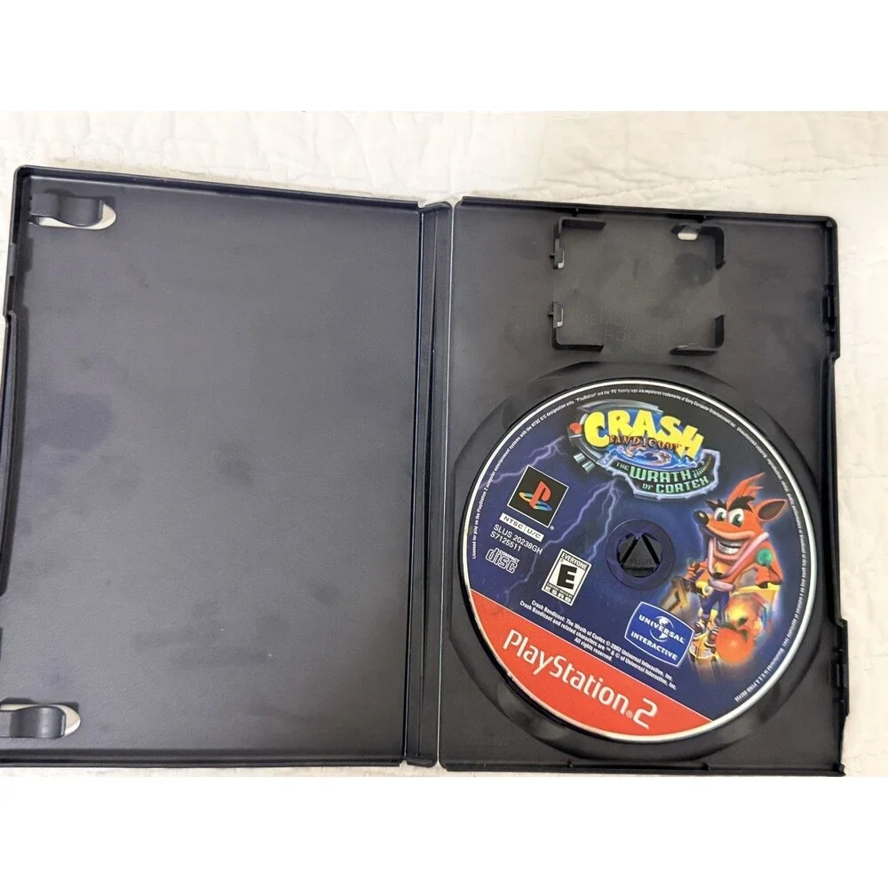 Playstation 2 CRASH BANDICOOT The Wrath of Cortex Game used